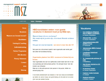 Tablet Screenshot of managementsupportzeeland.nl